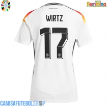Camisa de time de futebol Alemanha Florian Wirtz #17 Replicas 1º Equipamento Feminina Europeu 2024 Manga Curta